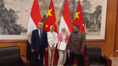 وزيرة الثقافة تُهنئ الفائزين بجائزة سفراء الثقافة الصغار العالمية للصين