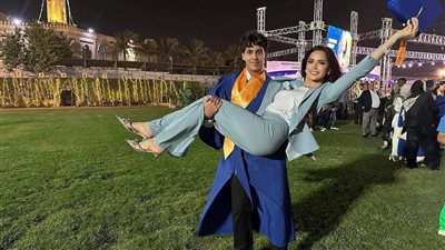 آمال ماهر تحتفل بتخرج ابنها: أسعد يوم في حياتي