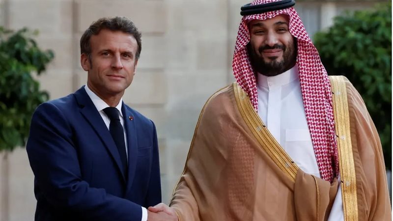 بن سلمان وماكرون،