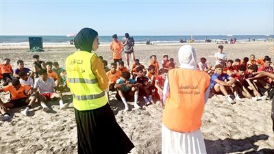 مكافحة وعلاج الإدمان يجوب الشواطئ الساحلية لتوعية المصيفين بأضرار المخدرات 