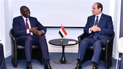 السيسي يؤكد لنظيره الكيني الحرص على ترسيخ التعاون الاستراتيجي في شتى المجالات