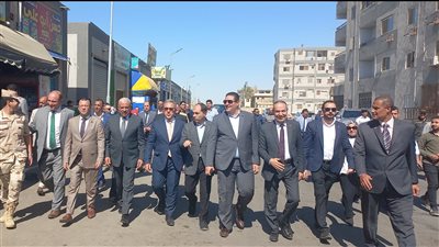 وفد محلية النواب يتفقد تبطين ترعة السويس وعددا من مشروعات الإسكان