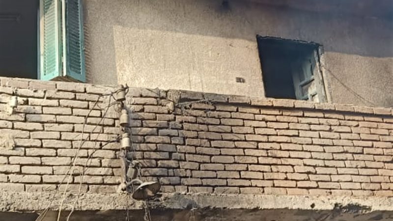 حريق مخزن أدوات صحية