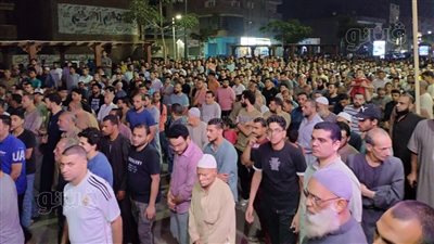 كان مصابا بألزهايمر، جنازة مهيبة لمدير مدرسة عُثر عليه غارقًا بالمنوفية (صور)