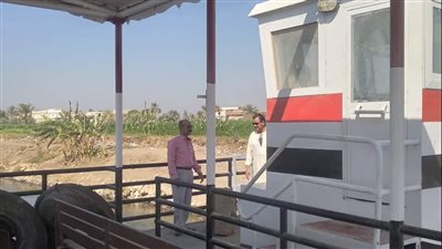 قبل عيد الأضحى، حملات تفتيشية على المعديات بمرسى بنى حسن بالمنيا (صور)