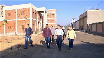 محافظ الغربية يتفقد مشروعات حياة كريمة بنهطاى