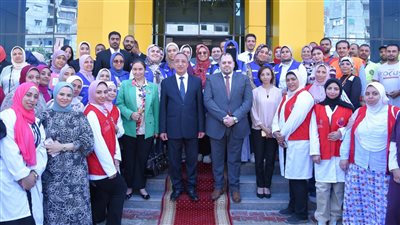 محافظ الإسكندرية يطلق الحملة القومية 100 يوم صحة 