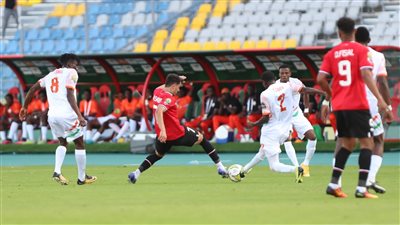 إبراهيم عادل رجل مباراة منتخب مصر الأوليمبي أمام النيجر في أمم إفريقيا تحت 23