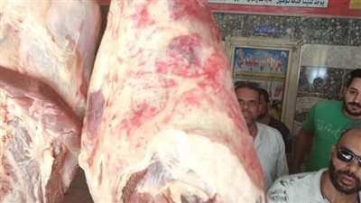 ضبط 5 أطنان لحوم غير صالحة في حملة للتموين والطب البيطري بالجيزة (صور)