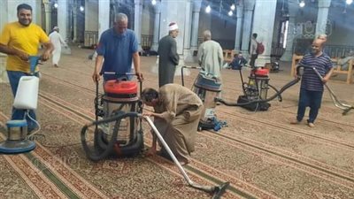 أوقاف الغربية تطلق حملة موسعة لنظافة المساجد استعدادا لصلاة العيد