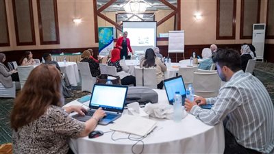 أعضاء التنسيقية يشاركون في ورشة عمل بمؤسسة شباب بتحب مصر