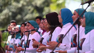 انطلاق كرنفال جامعة عين شمس بمناسبة انتهاء العام الجامعي (صور) 