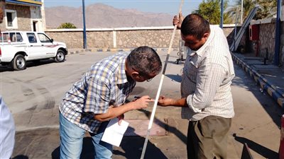 ضبط 40 ألف لتر مواد بترولية بمحطة وقود قبل تهريبها في رأس سدر 