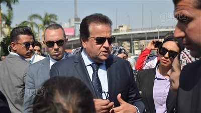 وزير الصحة يتفقد العيادات المتنقلة بمحطة مصر ضمن حملة 100 يوم صحة (فيديو وصور) 