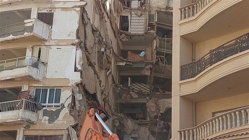 عقار الاسكندرية المنهار،فيتو