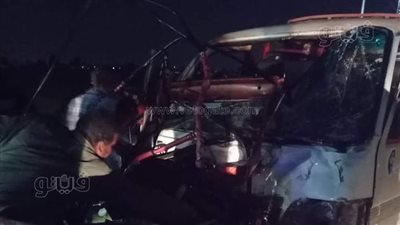 سماع أقوال مصابي حادث تصادم بطريق بسيون-طنطا