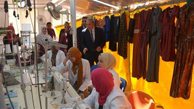 محافظ القليوبية يتفقد مشروعات حياة كريمة