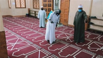 تجهيز الساحات و1381 مسجدا لأداء صلاة العيد فى أسوان 