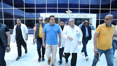 زيارة ميدانية مفاجئة من وزير الصحة لمستشفى معهد ناصر