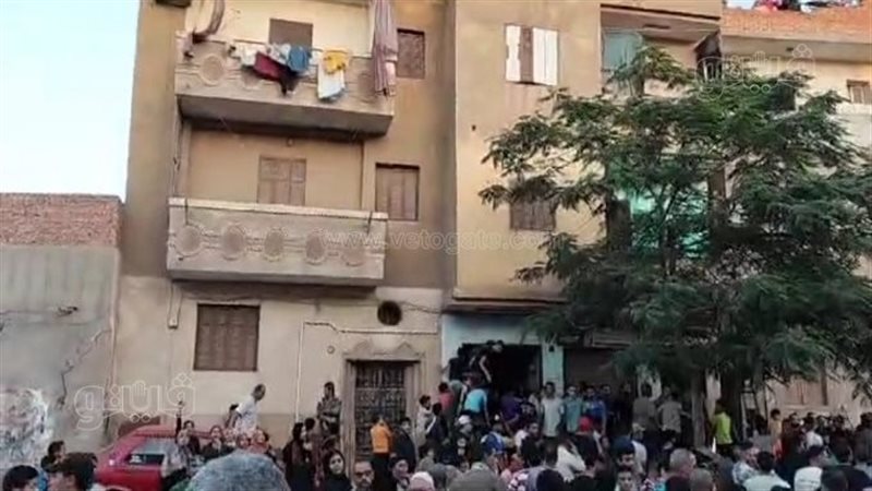 جانب من الحريق،فيتو