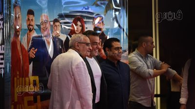 سيد عبد الحفيظ ونجوم الأهلي في العرض الخاص لفيلم مستر إكس (صور) 