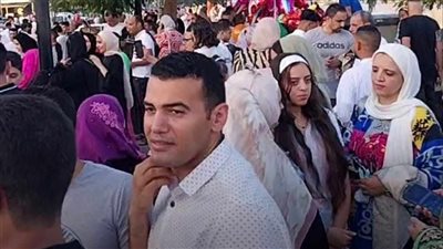 زحام شديد بكورنيش بنها للاحتفال بأول أيام عيد الأضحى (صور )