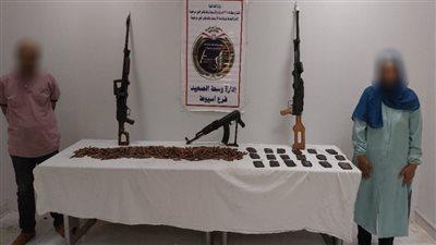 ضبط تشكيل عصابى للاتجار بالأسلحة النارية والذخائر فى الصعيد 