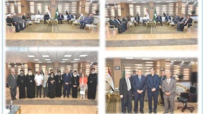 محافظ الشرقية يستقبل المهنئين بعيد الأضحى