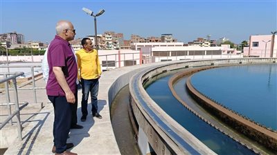 رئيس مياه الشرب بالبحيرة يتابع تشغيل المحطات (صور) 