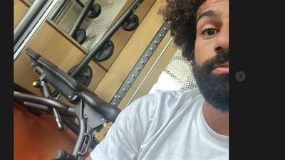 محمد صلاح يحتفل بعيد الأضحى في الجيم 