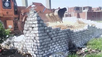 تكثيف حملات إزالة الإشغالات في عطلة عيد الأضحى بالشرقية 