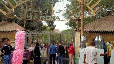 فسحة بـ 5 جنيه، إقبال أهالي الشرقية على حديقة الحيوان للاحتفال بعيد الأضحى (صور)