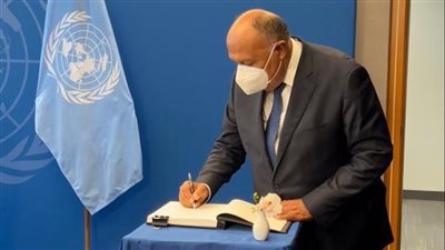 في ختام زيارته إلى نيويورك.. وزير الخارجية يلتقي الأمين العام للأمم المُتحدة