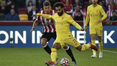 ليفربول يتعادل مع برينتفورد 1/1 في الشوط الأول بالدوري الإنجليزي