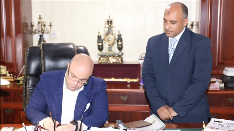 محافظ بني سويف يعتمد