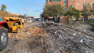 الطرق والنقل: البدء في إنشاء طريق أبو عطوة الرئيسي بالإسماعيلية|صور 