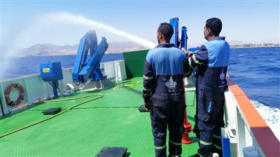 البيئة تجري المراجعة الدورية على مركز السلام لمكافحة التلوث البحري بشرم الشيخ