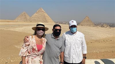 نائب رئيس جمهورية البرازيل يزور الأهرامات