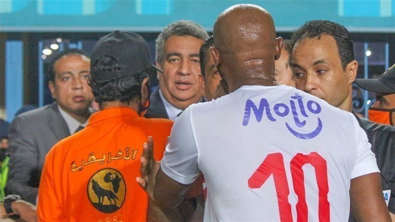 لحظة مشادة شيكابالا