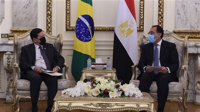 رئيس الوزراء يلتقي نائب الرئيس البرازيلي بالقاهرة