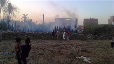 بسبب ماس كهربائي.. إخماد حريق منزل بقرية «منهرو» في بني سويف