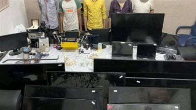 سقوط عصابة سرقة المساكن بالعبور 