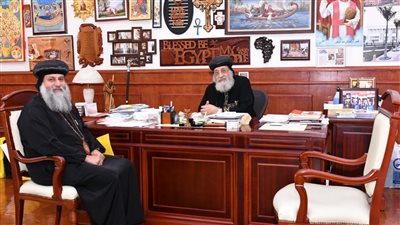 البابا تواضروس يتلقى تقريرا عن إيبارشية كنتاكي بالولايات المتحدة