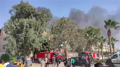 التفاصيل الكاملة لحريق مصنع المبيدات بالعاشر من رمضان | فيديو 