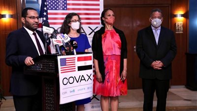 الولايات المتحدة تتبرع بـ 1.6 مليون جرعة من لقاح كورونا من شركة فايزر إلى مصر 