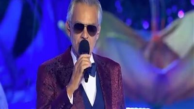 مغني الأوبرا الإيطالي أندريا أنجل بوتشيلي يشارك في إحياء حفل افتتاح إكسبو2020