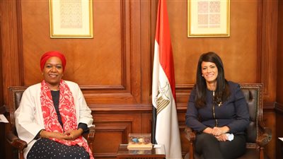 المشاط تبحث مع المديرة الإقليمية لمجموعة البنك الإسلامي للتنمية علاقات التعاون