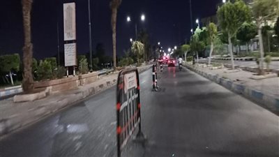بدء غلق مطلع الدائري القادم من الكورنيش للمريوطية لمدة 30 يوما