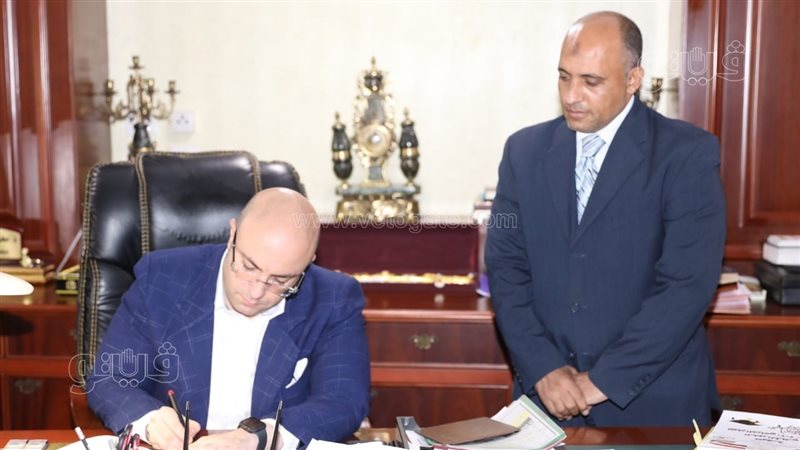محافظ بني سويف يعتمد