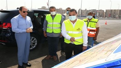  5 صور ترصد تفاصيل جولة الرئيس التفقدية اليوم